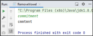 Write a java program for remove vowels from String – Codebun