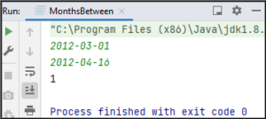 Write a java program to find the difference between Dates in months ...