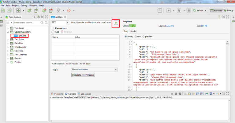 Web Services Testing using katalon studio – Codebun