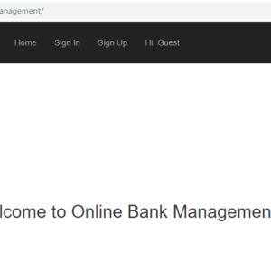 Bank management system project in java