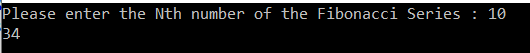 Write a C# program to find Fibonacci Series – Codebun