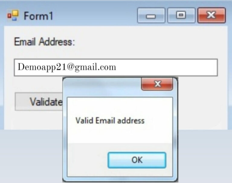  how to validate email id in vb net codebun