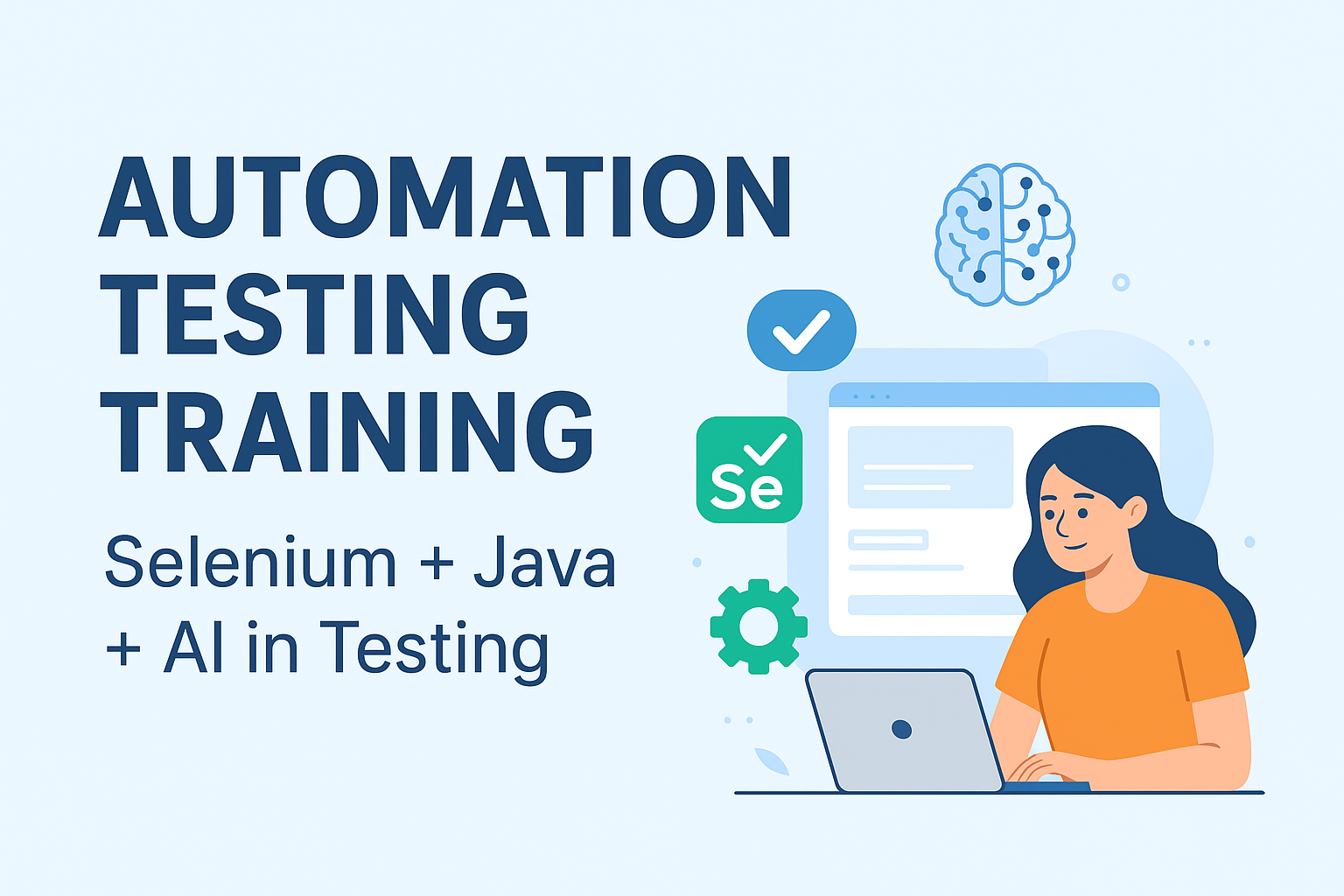 Automation Testing Training with Selenium, Java, TestNG, Cucumber
