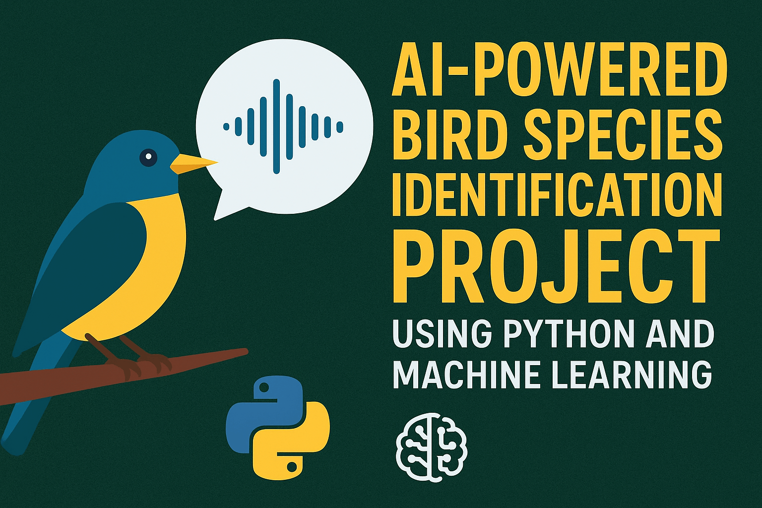 Bird Species Recognition Project using Python, AI, ML and Deep Learning
